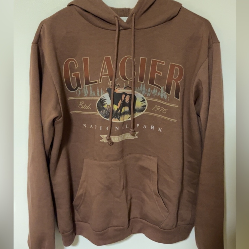 Tilly’s brown graphic hoodie